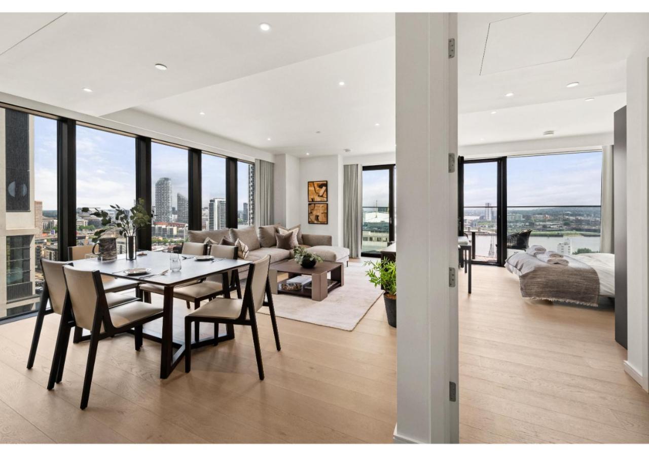 Elegant And Modern Apartments In Canary Wharf Right Next To Thames ลอนดอน ภายนอก รูปภาพ