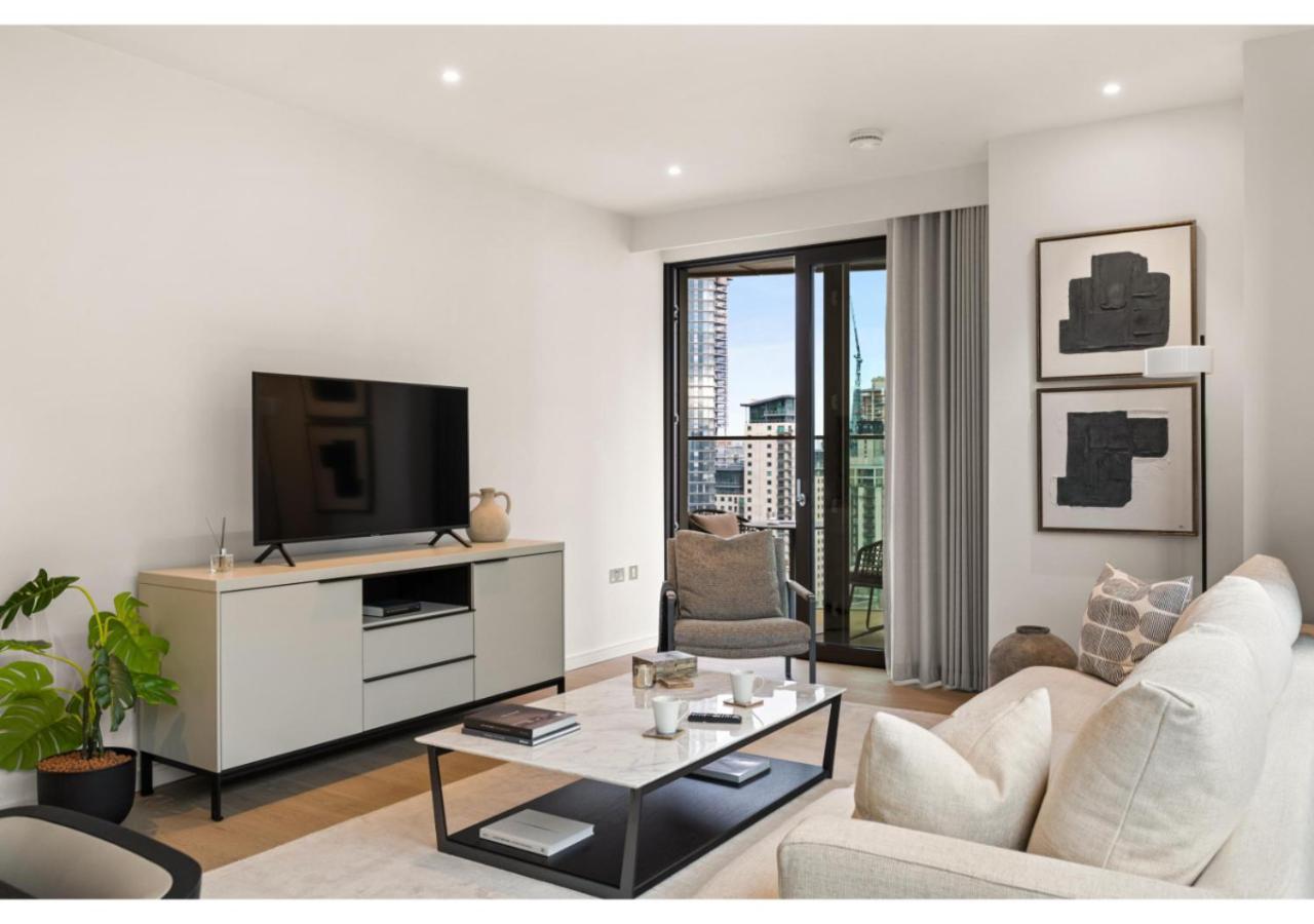 Elegant And Modern Apartments In Canary Wharf Right Next To Thames ลอนดอน ภายนอก รูปภาพ